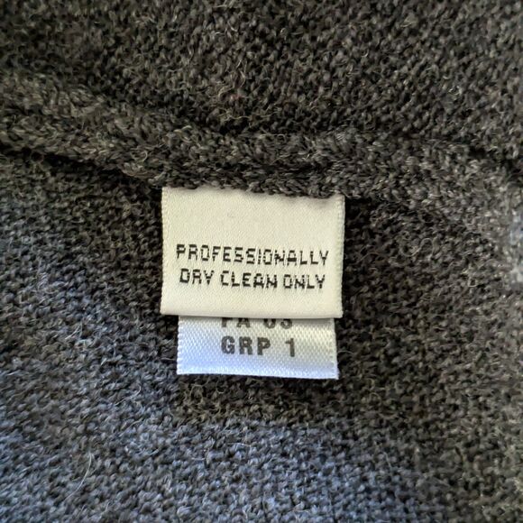 St. John Collection By Marie Gray Dark Grey Sz 2 Knit Pull-On Straight Leg Pant - Picture 11 of 15